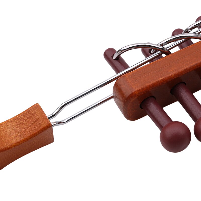 Wooden Chinese 9 Linked Rings Puzzle Educational Toys Brain Teaser Brain Game