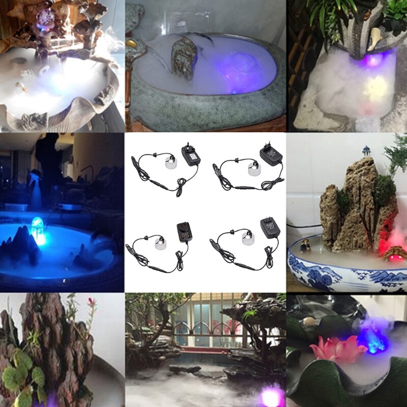 Plug 45Mm Humidifier Ultrasonic Mist Maker Industrial Incubator 24V Atomizer