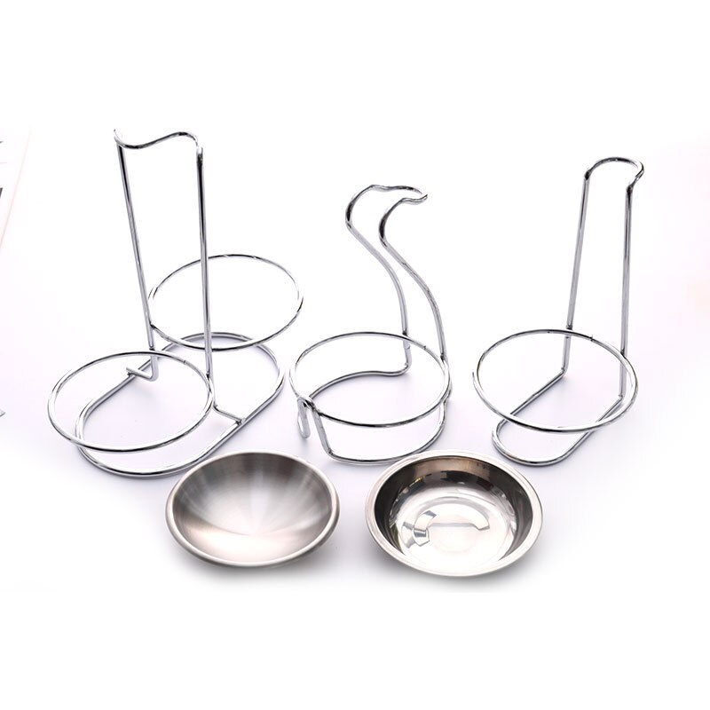 2022 Stainless Steel Soup Spoon Rest Stand Pot Restaurant Hotel Soup Holder Stand Ladle Rack Kitchenware Shelf