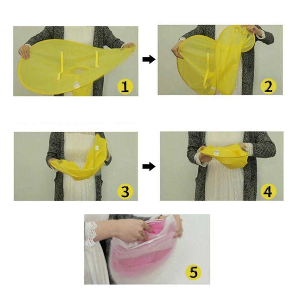 Kids Raincoat Cute Duck Transparent Rain Cover For Boys Girls Windproof Poncho Kindergarten Students Baby Raincoat Jacket