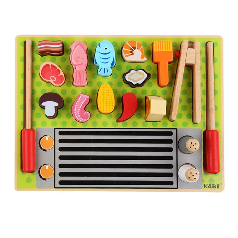 Donmills Children Wooden Toy Toddler Pretend Play Kitchen Accessories Green Coffee Maker Espresso Machine Playset Montessori Kitchen Toys Gift for Girls and Boys