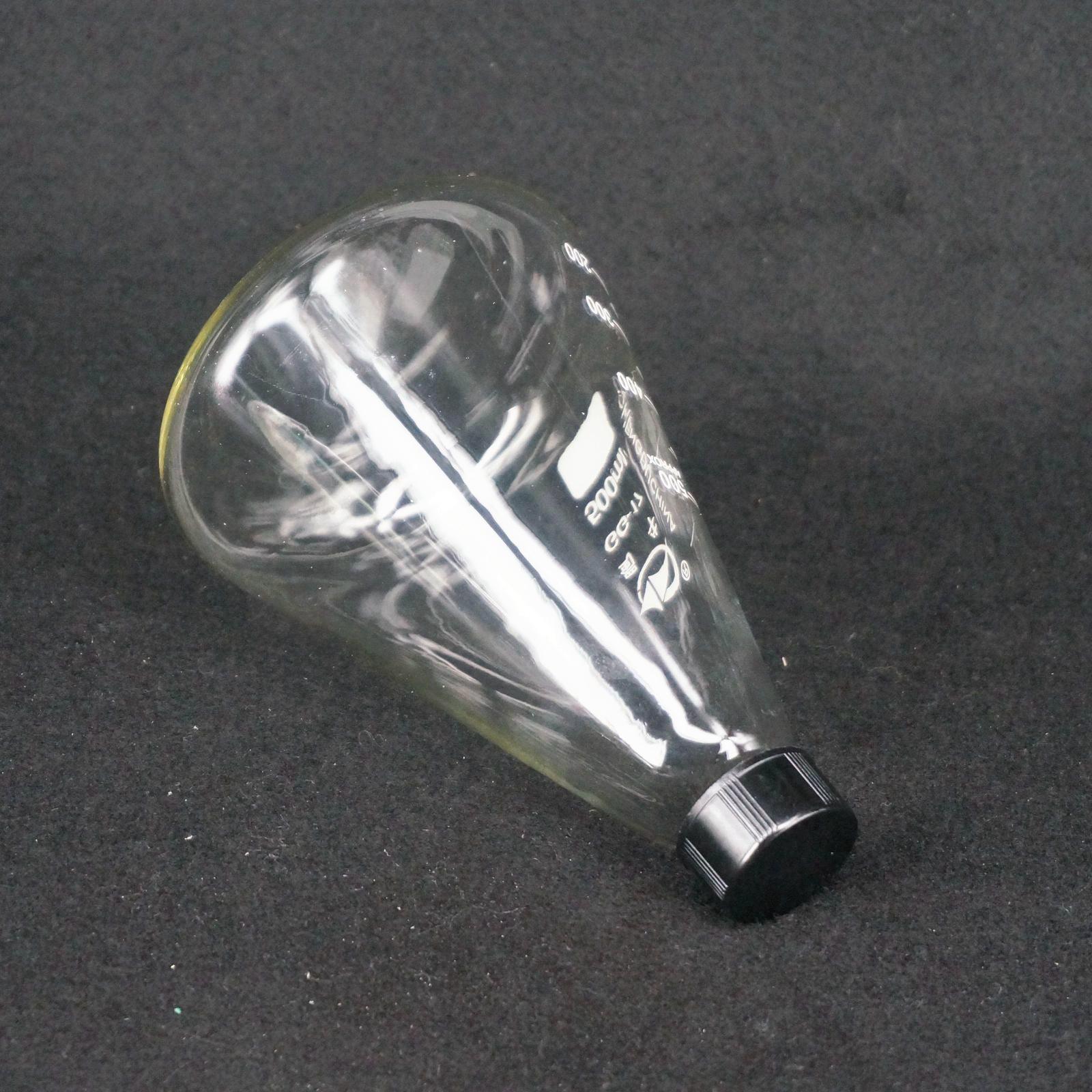 500ml Borosilicate Glass Conical Erlenmeyer Flask with Cover For Chemistry Laboratory