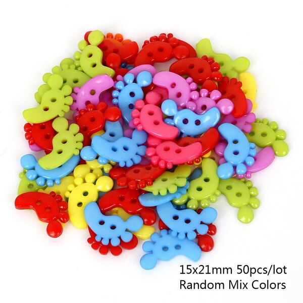 50-100PCS Random Mixed Decorative Buttons Lovely Conveyance Double Holes Mix Sewing Wooden Plastic Buttons Flatblck Scrapbooking: 15mmX21mm 50pcs