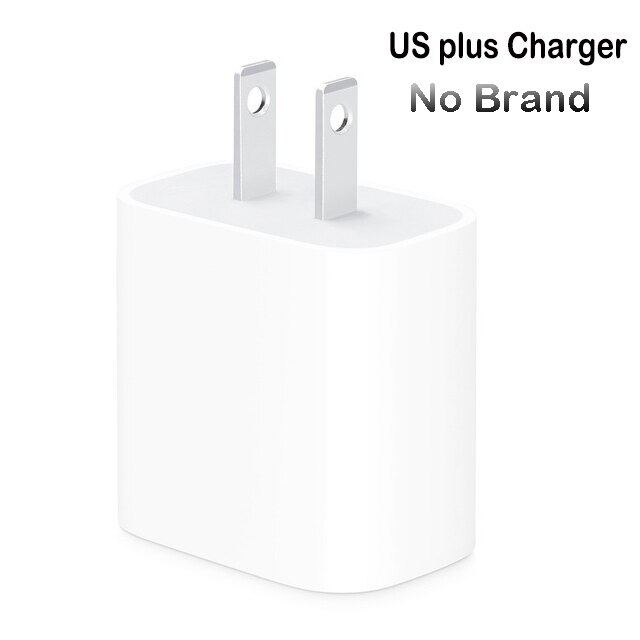 Original Apple 18W Power Adapter Ladegerät USB-C zu Blitz Kabel US EU Stecker Smart Telefon Schnelle Ladegerät für iPad iPhone 8/X/11 pro: 18W charger US