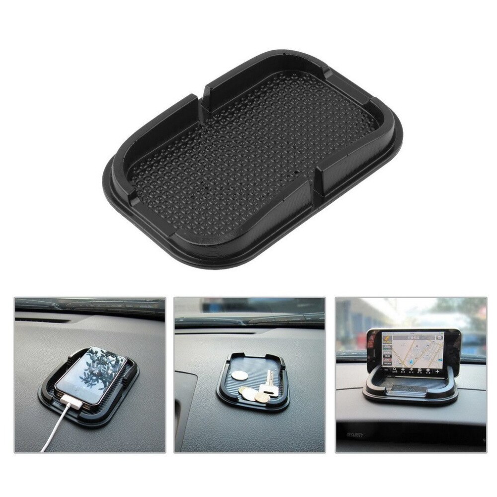 Universal Multi-functional car Anti Slip pad Rubber Mobile Sticky stick Dashboard Phone Shelf Antislip Mat For GPS MP3