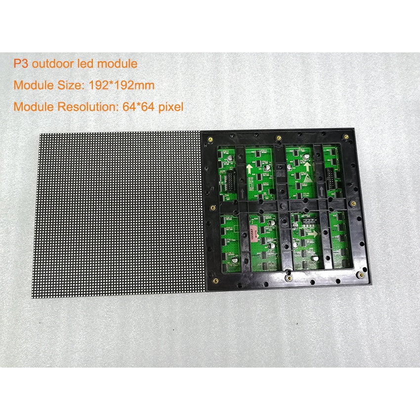 pantallas led p3 led sign rgb 64*64dots led module 192*192mm led video wall outdoor led display taxi panel biombo P3 p4 p6 p10