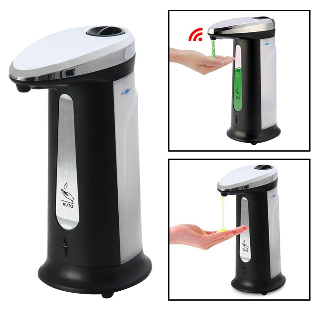 Distributeur automatique de savon électrique sans contact de 400ml, dispositif de distribution de savon à piles, pour salle de bains, maison, hôtel, Restaurant