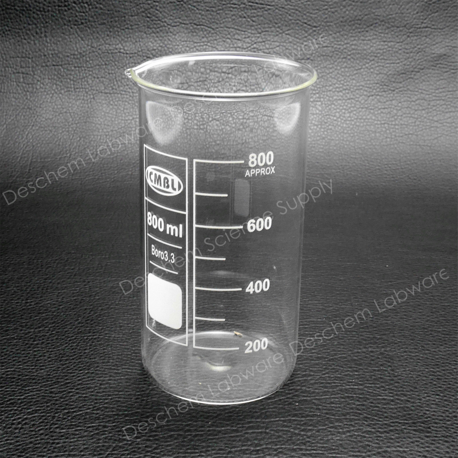 800mL Glass Beaker,Tall Form Chemistry Lab Borosilicate Glassware