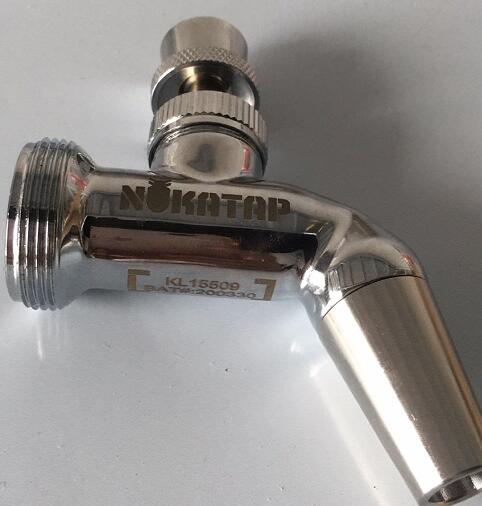 NUKATAP (Updated by intertap) SS TAP ONLY (STAINLESS STEEL) beer tap (free plastic handle included): KL15509