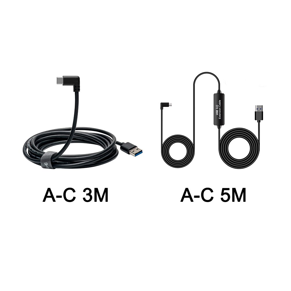 USB C 3.0 Gaming PC Soft Data Transfer Fast Charging Extension Accessories With Signal Booster Link Cable For Oculus Quest