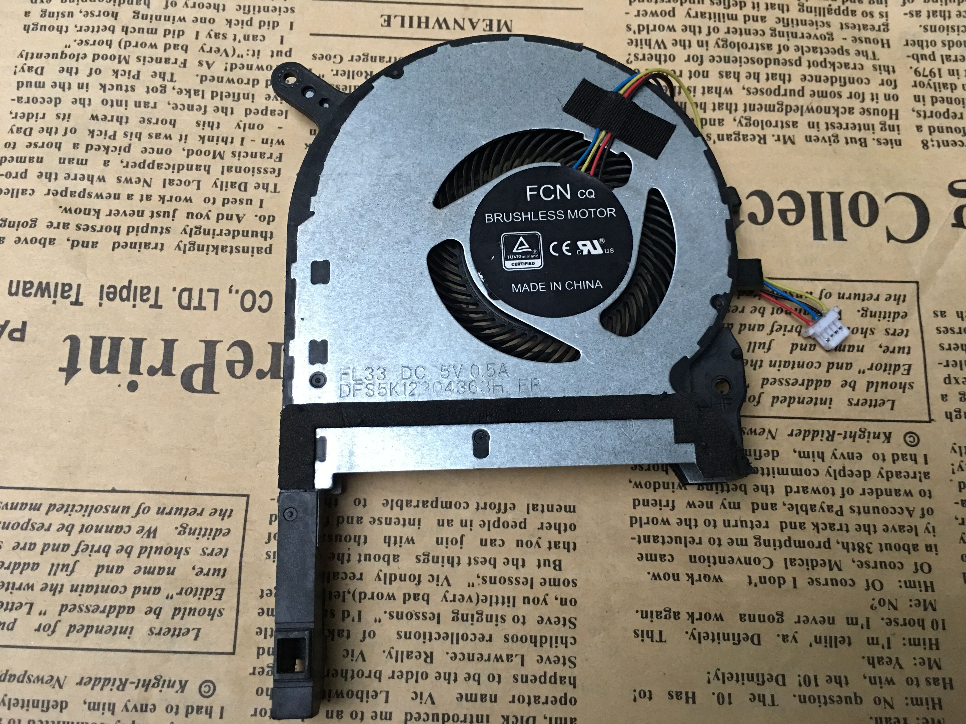 CPU GPU Cooler Fan For ASUS FX705 FX705G FX705GM FX705GE FX95D FX505HD FX505DU FX505GE FX505GM FX86 FX86S FX86FE FX86SM Radiator