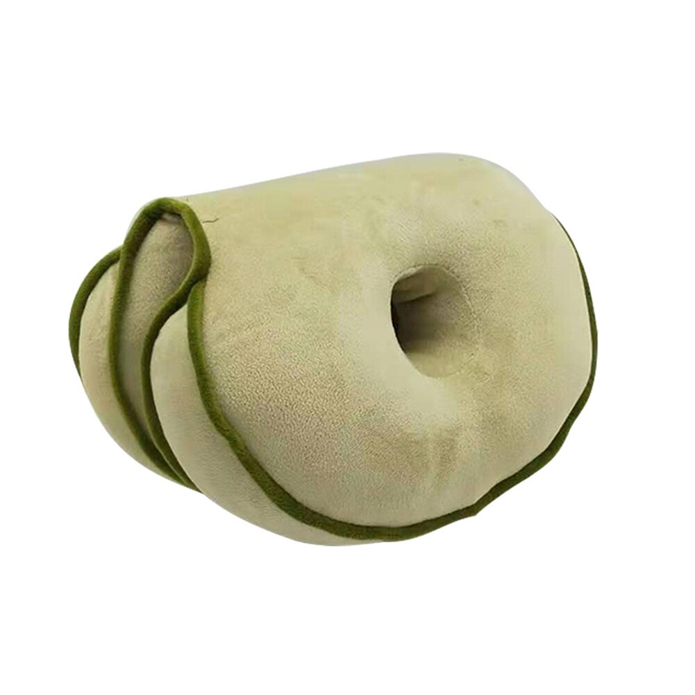 Dual Comfort Orthopedic Cushion Pelvis Pillow Lift Hips Up Seat Cushion Multifunction, for Pressure Relief: Amry Green