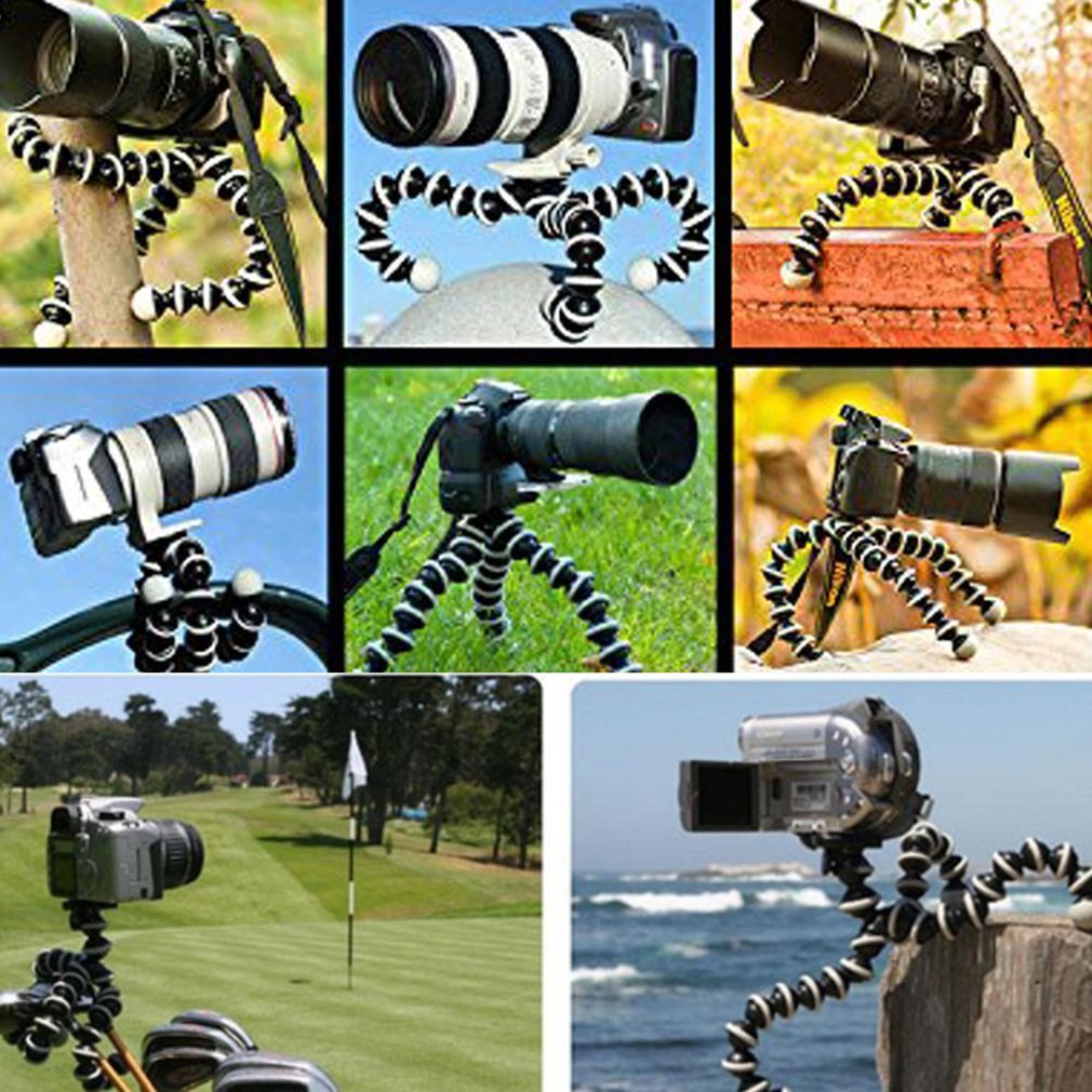 Octopus Mini Stativ Halterung Tragbaren Flexible Smartphone Clip Halter Kamera Stent Smartphone Stative Faltbare Desktop