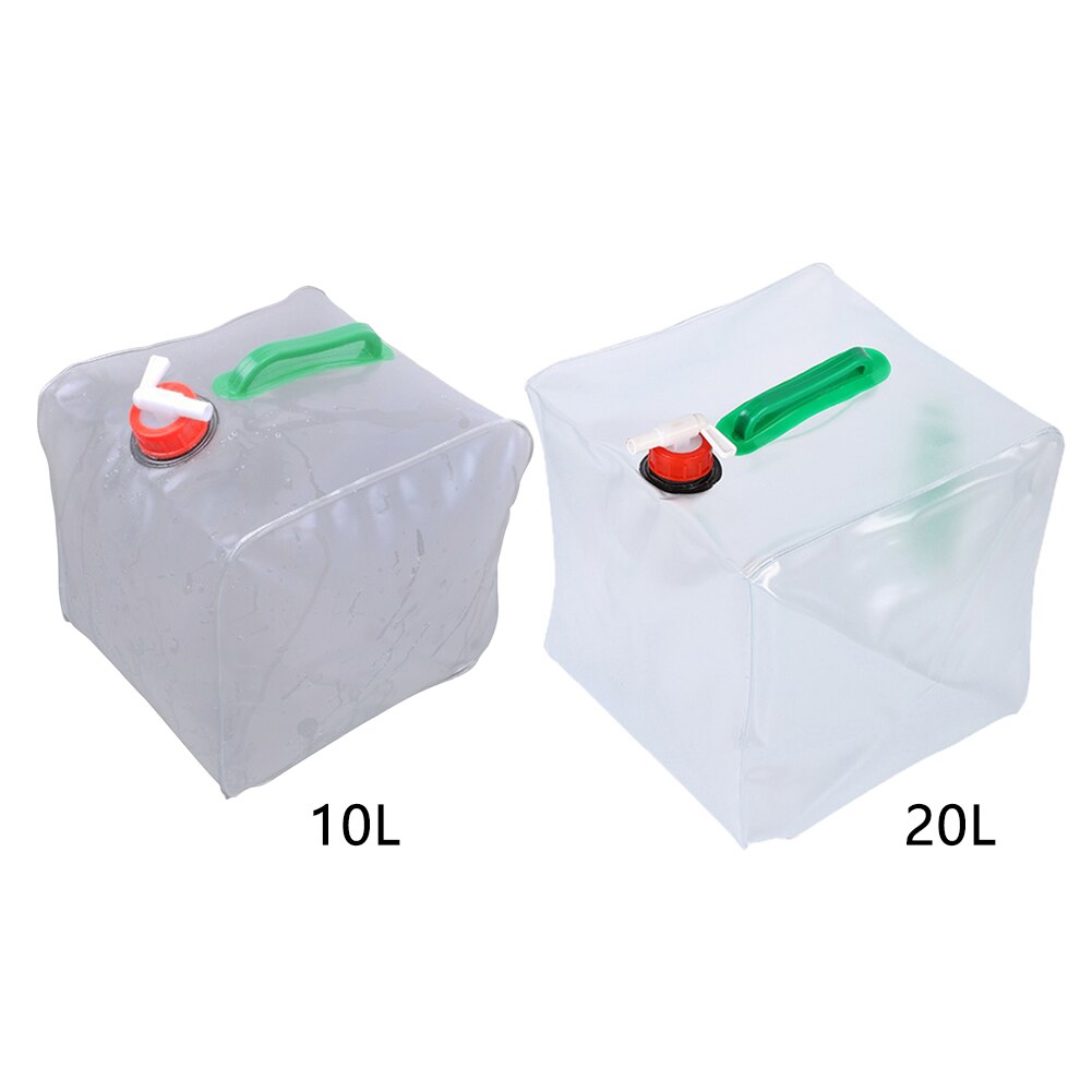 10/20L Opvouwbare Water Opslag Container Outdoor Wandelen Vissen Camping Opvouwbare Pvc Drinken Tas Water Tank Opvouwbare Emmer