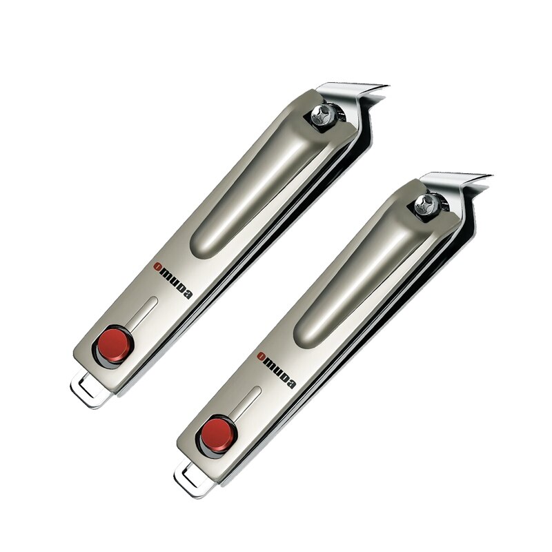 8.8 cm Big Size Nail Clipper Slant Edge Nail Cutter Cuticle Remover Manicure Tools: 2 pcs