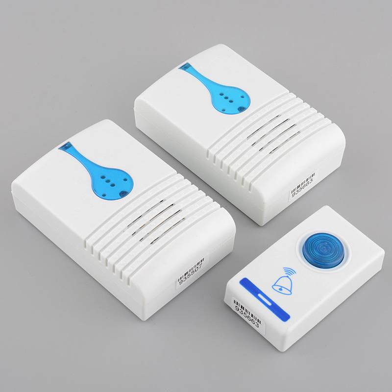 Durable Practical For Safety Wireless Door Bell 32 Chime Home Cordless Portable 100m Range Digital Receiver Doorbell Waterproof