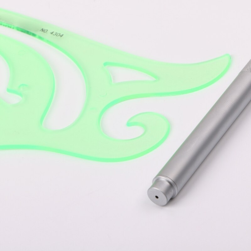Students Plastic Drawing Template Curve Ruler Stencil Measuring Tool Stationery