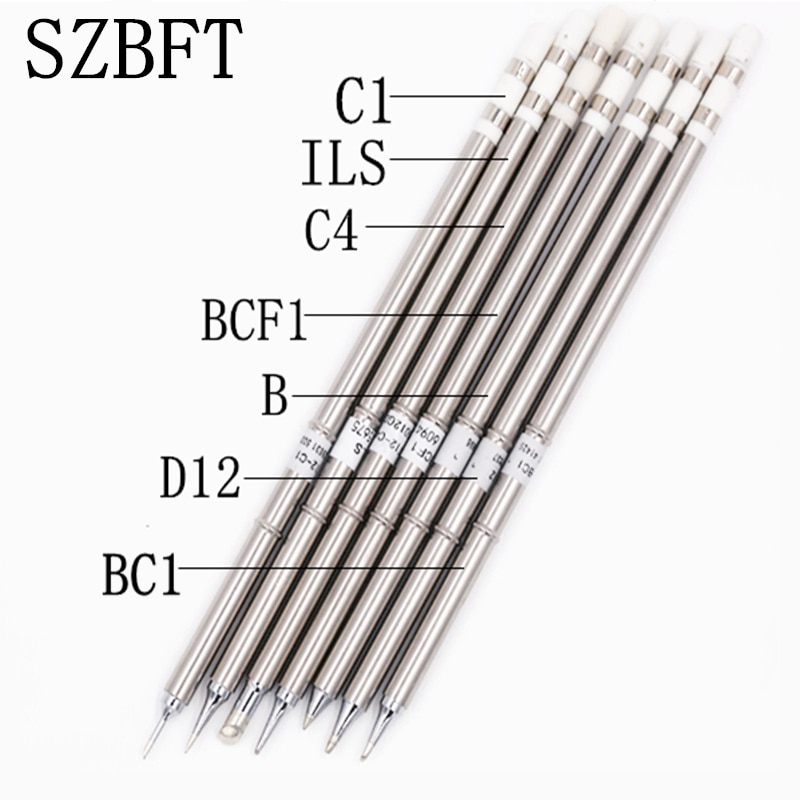 SZBFT soldeertips t12 voor hakko T12-ILS C4 BCF1 B D12 BC1 C1 iron tips solderen stings Voor FX-950/FX-951