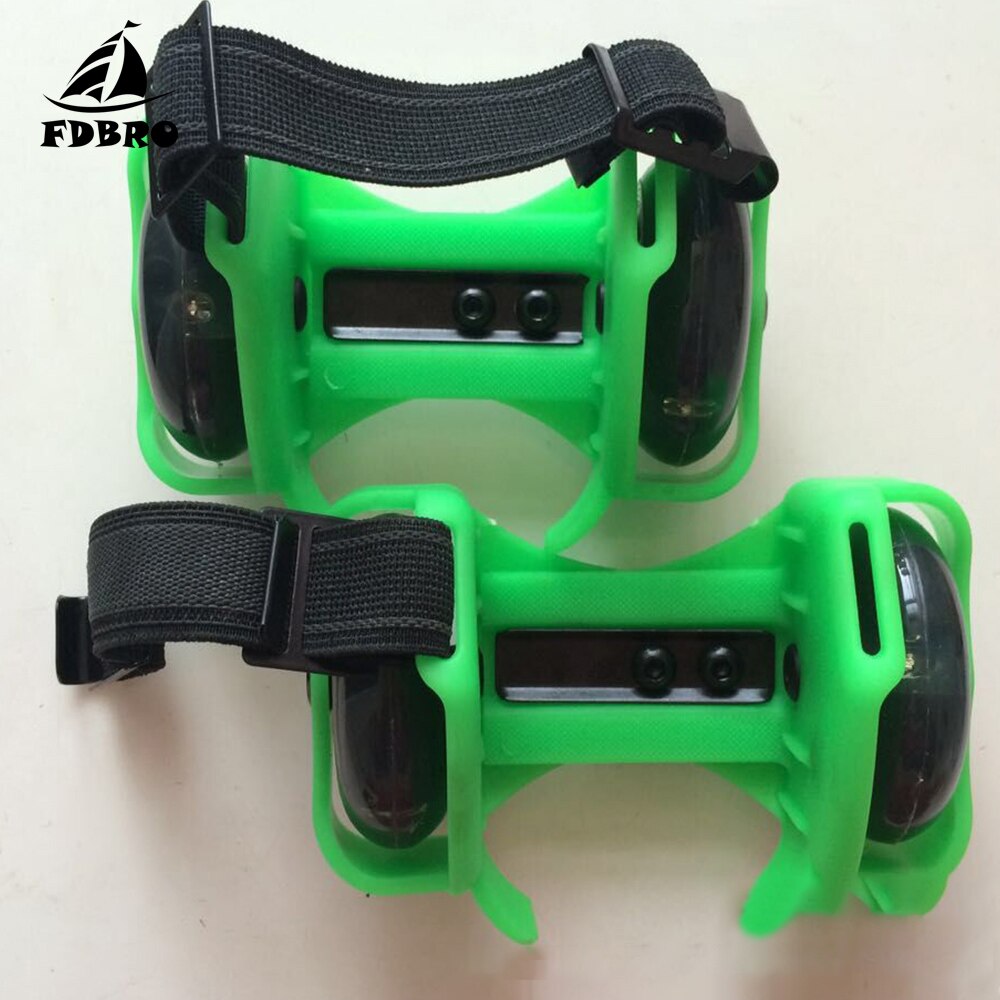 FDBRO Einstellbare Einfach Rolle skaten Schuhe für freundlicher Erwachsene Bunte Blinkende Rolle Wirbelwind Rolle Blitz Räder Ferse Rolle