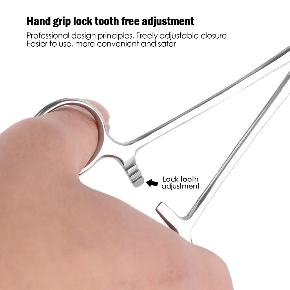 Roestvrij staal gebogen punt en rechte punt pincet Vergrendelingsklemmen Hemostatische arteriële pincet Klem Vishaaktang