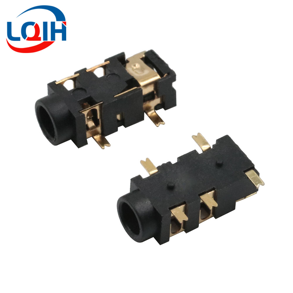 10 Uds 2,5 3,5 MM conector para auriculares Audio Video hembra conector estéreo de doble canal conector estéreo montaje en Panel de soldadura PJ-210B PJ-392: YELLOW