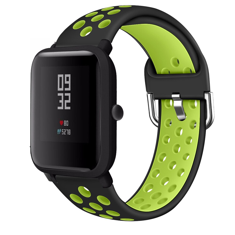 Banda de silicone macio para xiaomi huami amazfit bip s lite relógio inteligente pulseira esportiva para huami gts 2 gtr 42mm pulseira de pulso: 5
