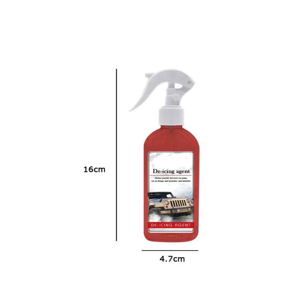 Agent antigel De dégivrage rapide d'agent De dégivrage d'automobile De dégivrage De pare-brise De voiture De 30ml/100ml pour le rétroviseur De fenêtre en verre: 100ml red