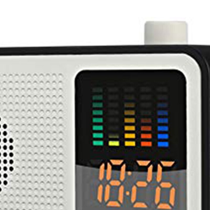 Draadloze Bluetooth Speaker Retro Hout Kleur Bluetooth Speaker Klok Radio Met Tijd Display Bluetooth Speaker