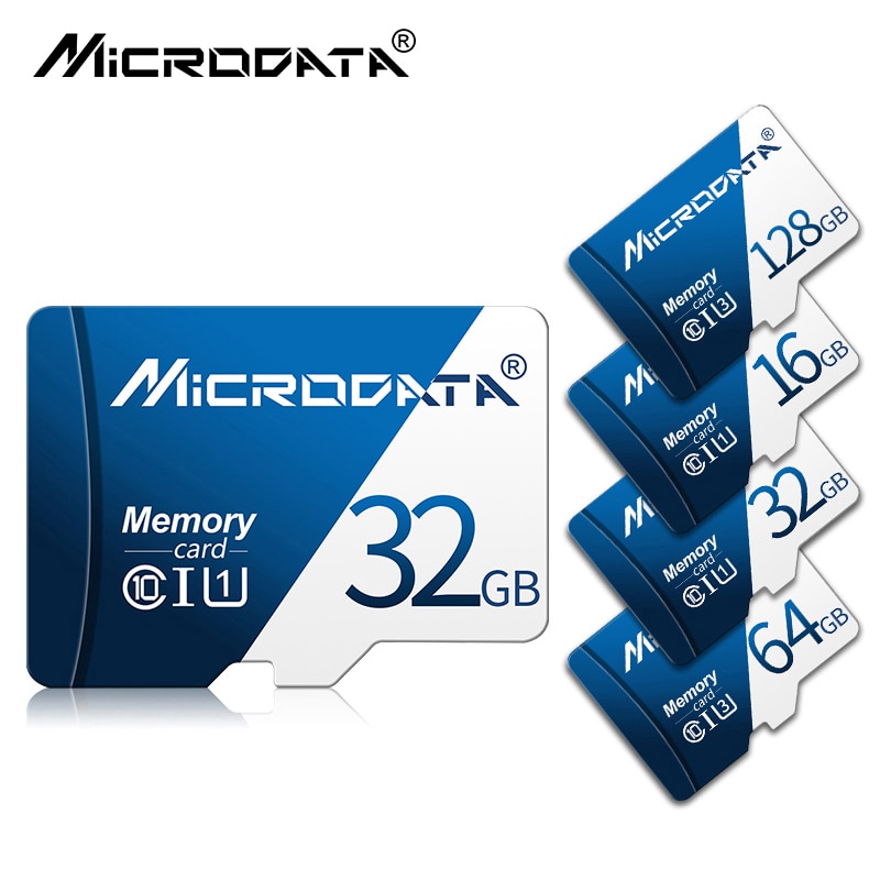 Klasse 10 Mini Sd-kaart 128Gb 64Gb 32Gb 16Gb Geheugenkaarten U1 Minisd Flash Tf-kaart met Pakket Voor Mobiele Telefoon Met Sd Adapter