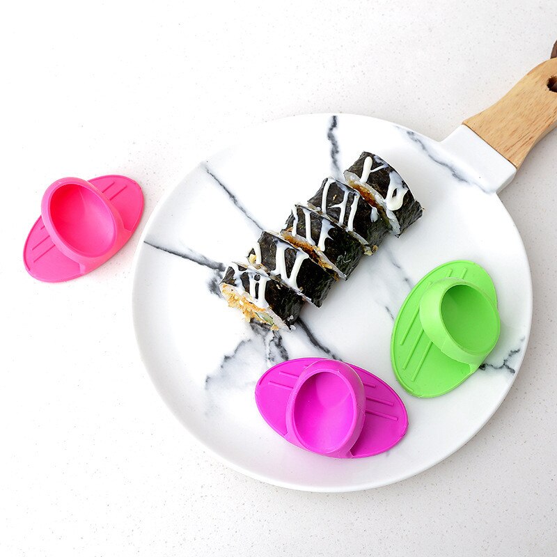 1Pcs Microwave Oven Mitts Kitchen Convenient Insulated Silicone Glove Finger Protect Wise Cook Kitchen Tool Gloves