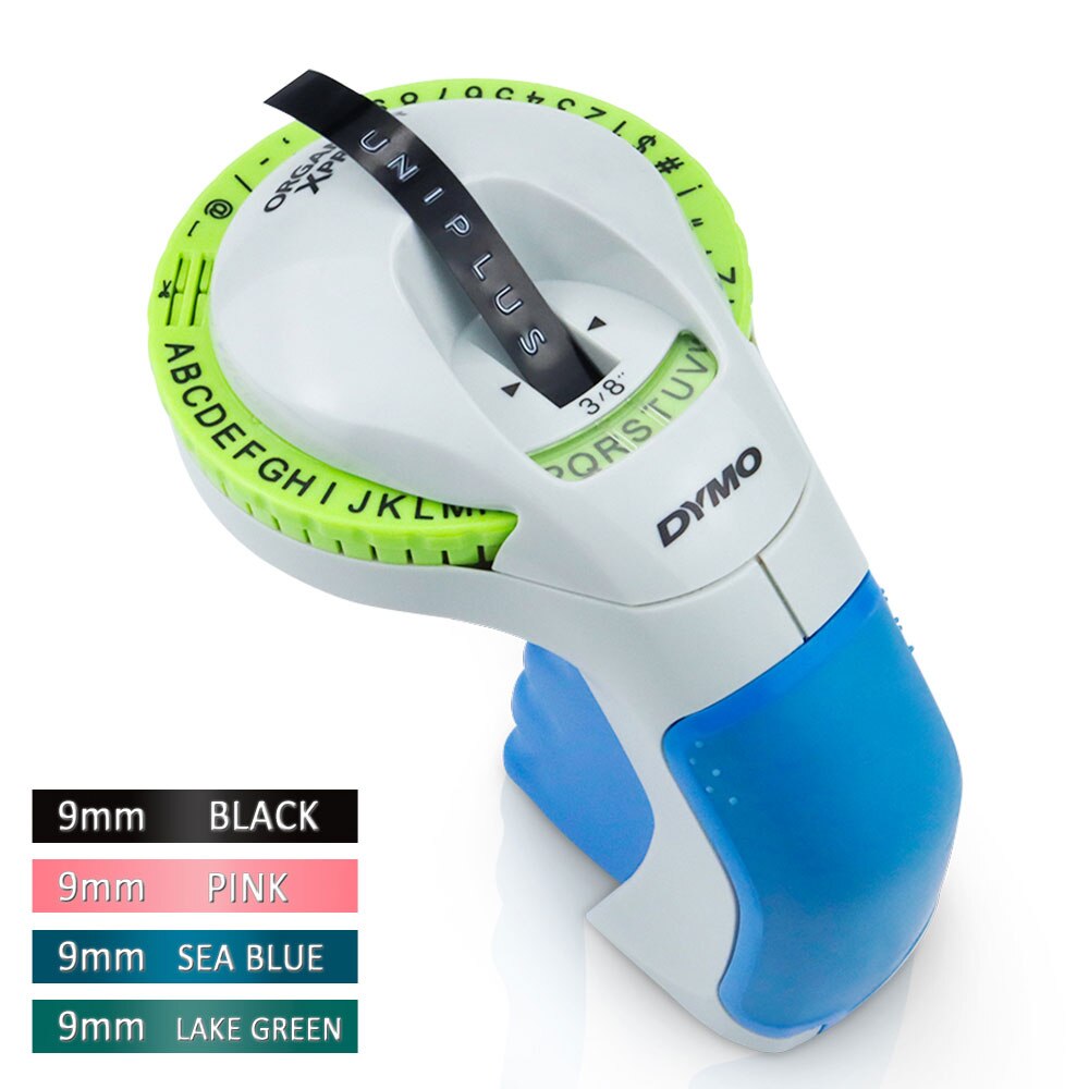 Manuelle Etikettierer Dymo Kennzeichnung Maschine Schreibmaschine Dymo 12965 3D Präge Dymo Marker Etikett Drucker mit 4PK Kompatibel Dymo Band: einstellen