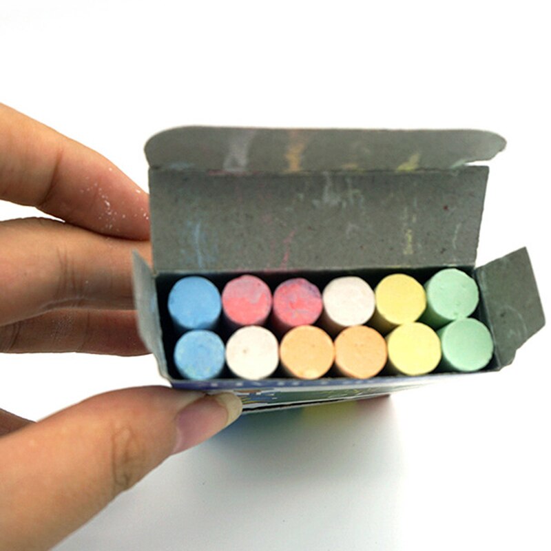 Tiza de color sin polvo para maestro, tiza para dibujo, tiza para pizarra, papelería, suministros escolares de oficina, 240 Uds.