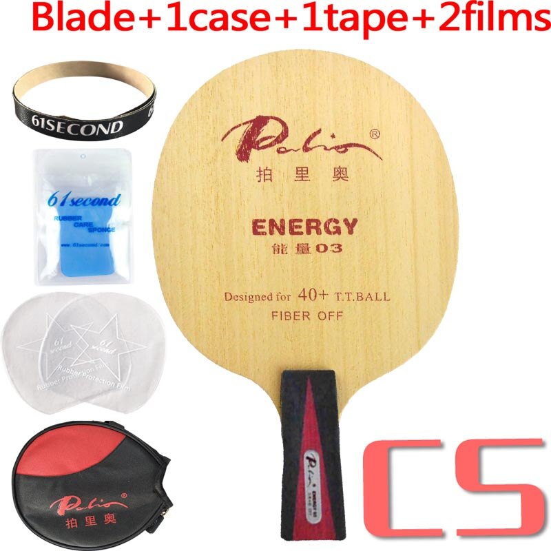 Palio ENERGY03 Energie 03 Energie-03 Tafeltennis Pingpong Blade: CS with YM case