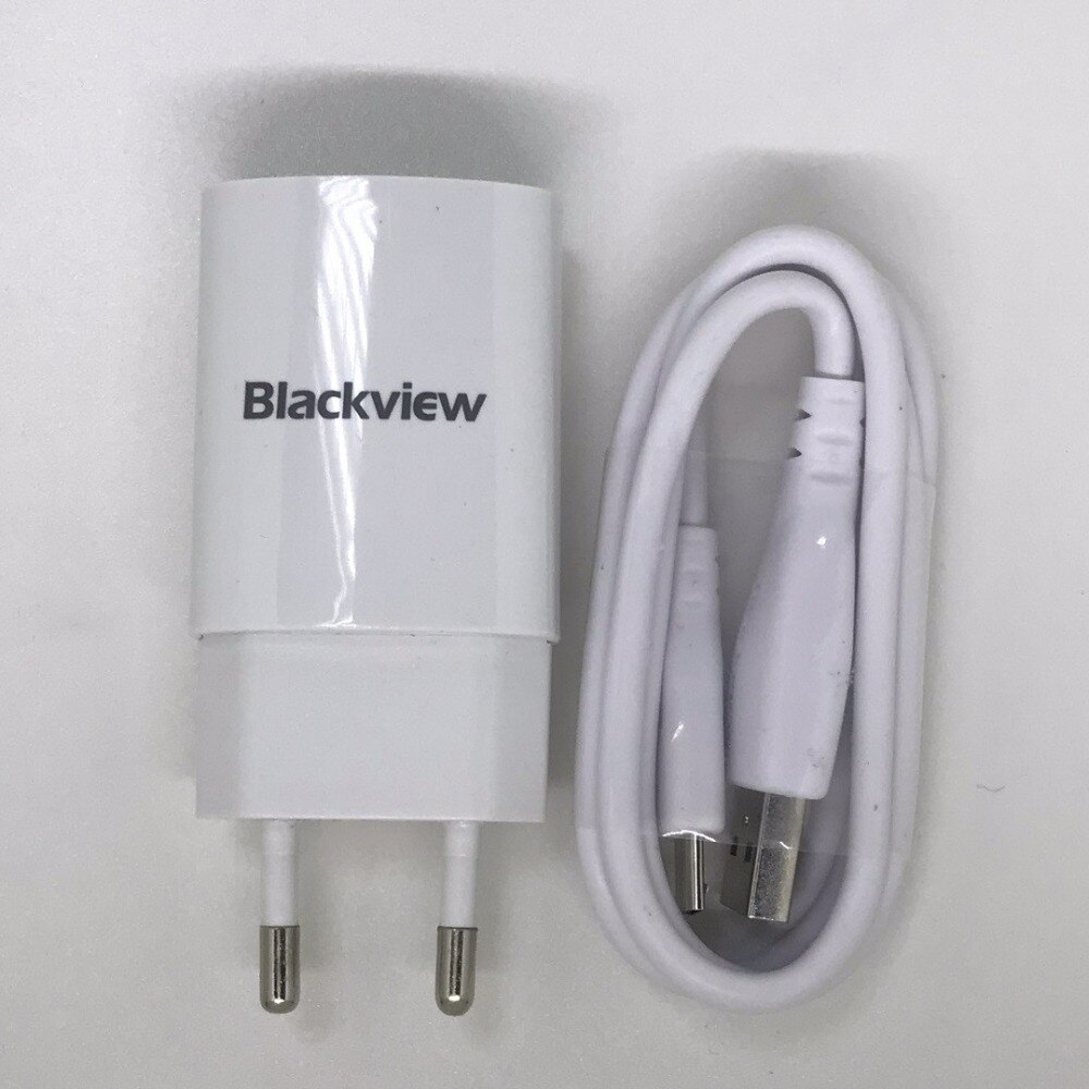 Original Blackview BV5000 BV6000 BV6000S USB Adapter Charger EU Plug Travel Switching Power Supply+Usb Cable Data Line