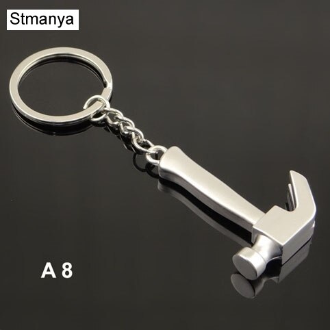 Alle Gereedschappen Sleutelhanger-Mode Vise Sleutelhanger Metalen Verstelbare Tool Ring Sleutelhanger Evenementen vise Sleutelhanger Mini 17342: A8