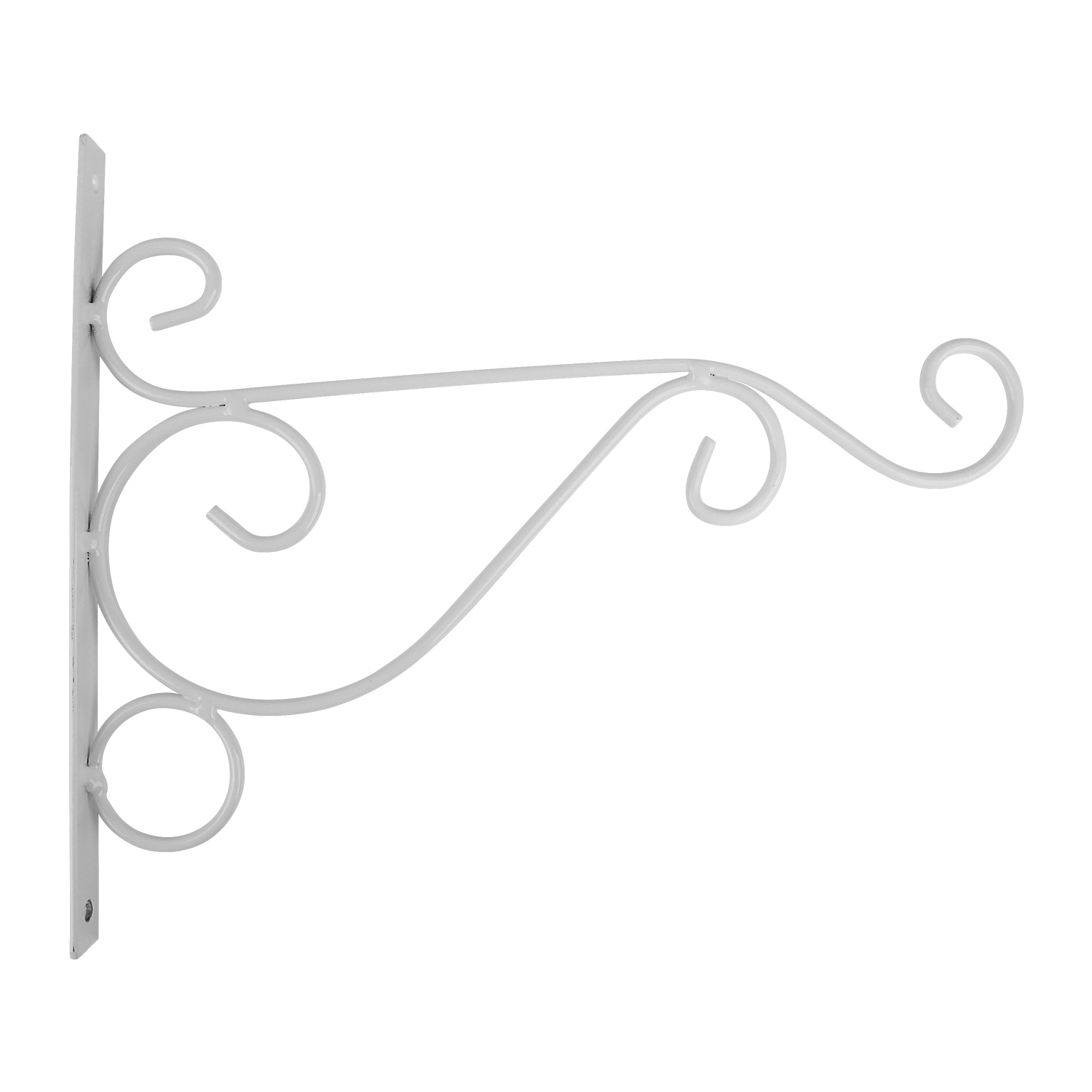 Metall Hängen Pflanzen Halterung Europäischen Stil Zauberstab Pflanzer Haken Blume Topf Eisen Laternen Aufhänger für Garten draussen drinnen Terrasse: weiß