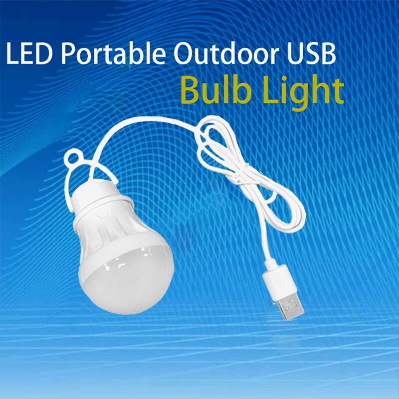 Portable Lantern Camp Light USB Power Bulb Outdoor Camping Multitool LED for Tent Camping Gear Hiking USB Light