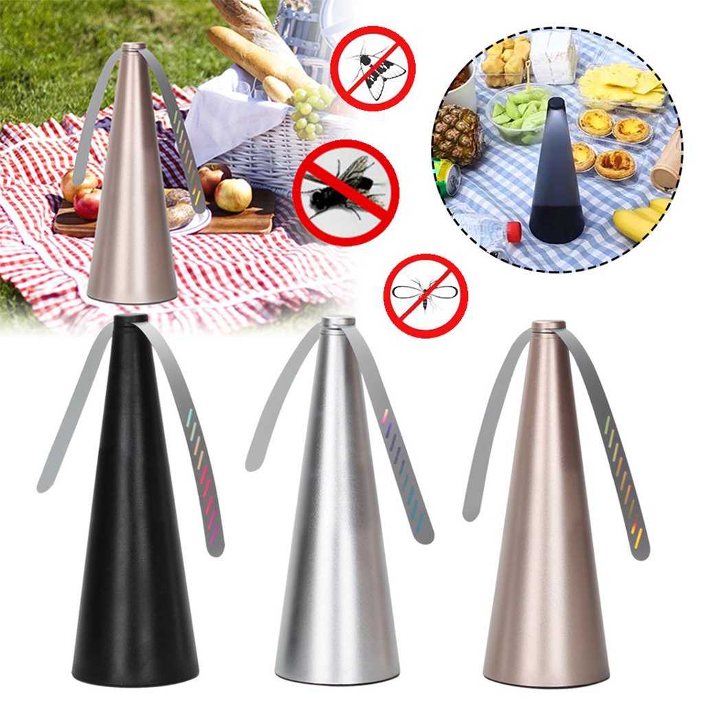 Outdoor Fly Bug Repeller Elektrische batterij-aangedreven keuken Eettafel Maaltijd Pest Fan Desktop Tafelblad Voedselbeschermer Tool