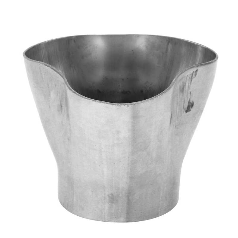 3 into 1 Exhaust Header Collector 1.75in Inlet 2.38in Outlet Universal for Car Modification Universal Exhaust Collector