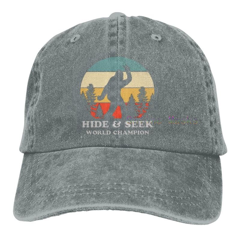 Bigfoot is Real and He Tried to Eat My Ass Baseball Cap Unisex Vintage Trucker Hat Adjustable Cowboy Hats for Mens Womens: Fluorescent Yellow