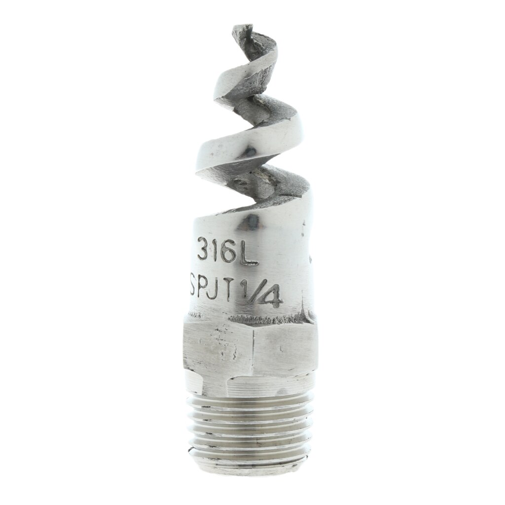 Spiral Jet Cone Atomization Spray Nozzle 1/4' Male 316 Stainless Steel