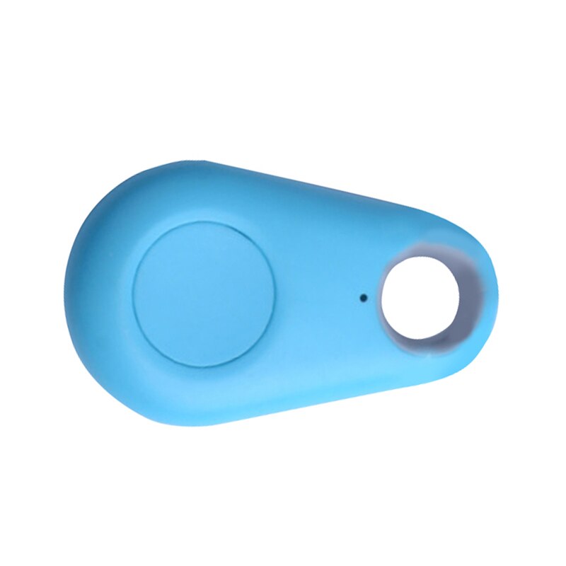 Smart vand bluetooth anti-mistet enhed mobil tovejs alarm tracker tegnebog mobiltelefon petkeychain: Blå