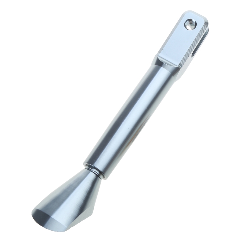 Ständer Seite Seitenständer Halter Park Rack Unterstützung Fuß für Motocross Roller E-Bike ATV G2F0N1S: Silber