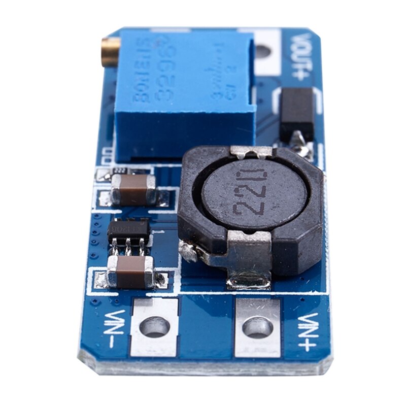6 stück  mt3608 dc 2a step-up-leistungsverstärkermodul 2v-24v boost-konverter für arduino