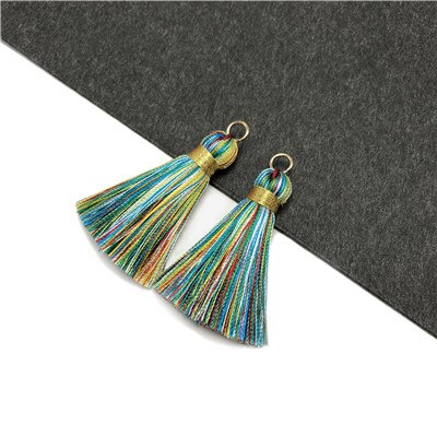 Chengrui L114, 4 Cm, Zijde Kwasten, Kleine Kwasten, Hand Made, Earring Bevindingen, fringe Gordijn, Kwastje Fringe Voor Gordijnen, 4 Stks/zak