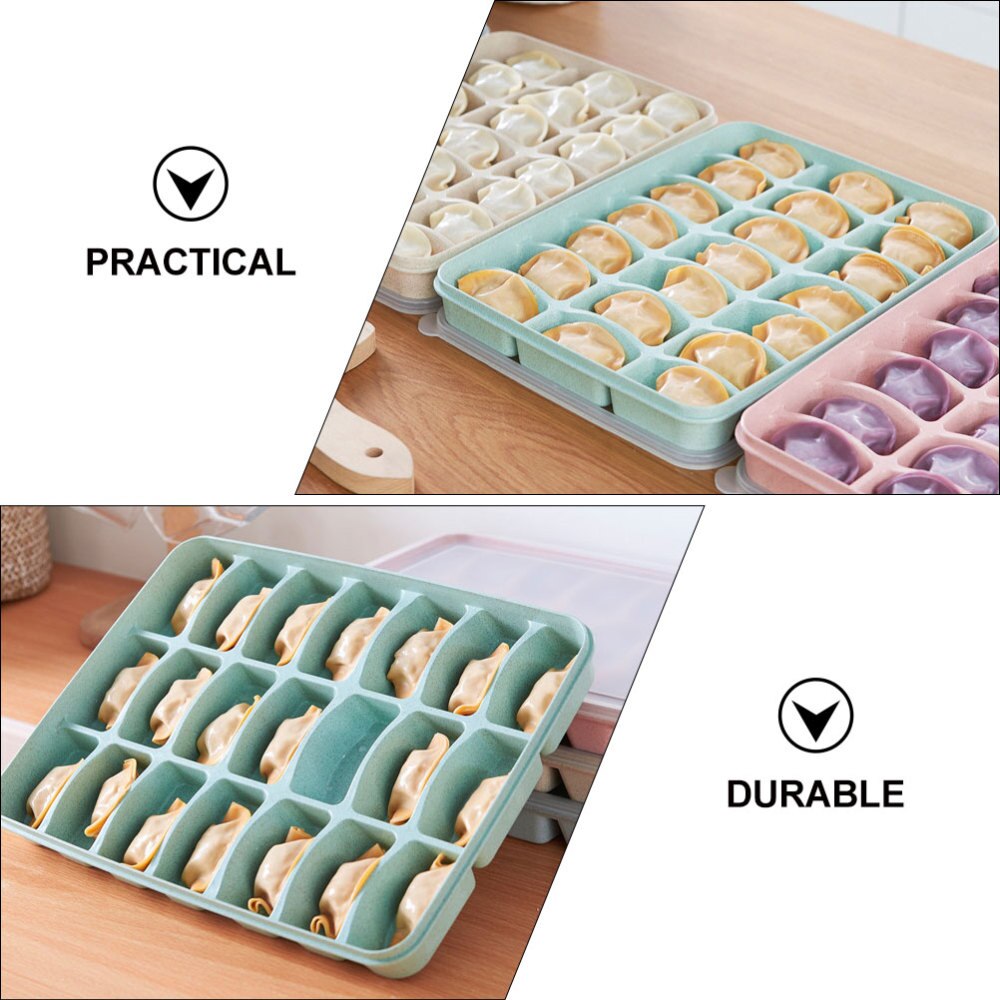 1Pc Keuken Koelkast Voedsel Box Organizer Knoedel Container Scherper