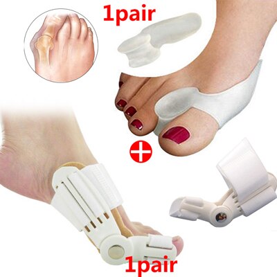 Hallux Valgus Corrector Orthopedic Big Toe Bone Thumb Bunion Corrector Silicone Socks for Legs Foot Care Pedicure Tools: Style J