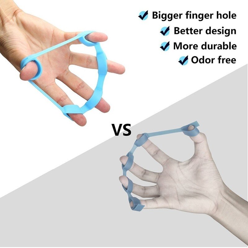 Vinger Fitness Elastische Band Weerstand Band Geschikt Voor Oefening Voor Training Rubber Ring Pull Ring Hand Grip Extender