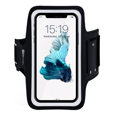 Mzxtby 2 uds Universal 5,5 pulgadas impermeable deporte correr brazalete deportes brazo banda teléfono titular de la bolsa para xiaomi