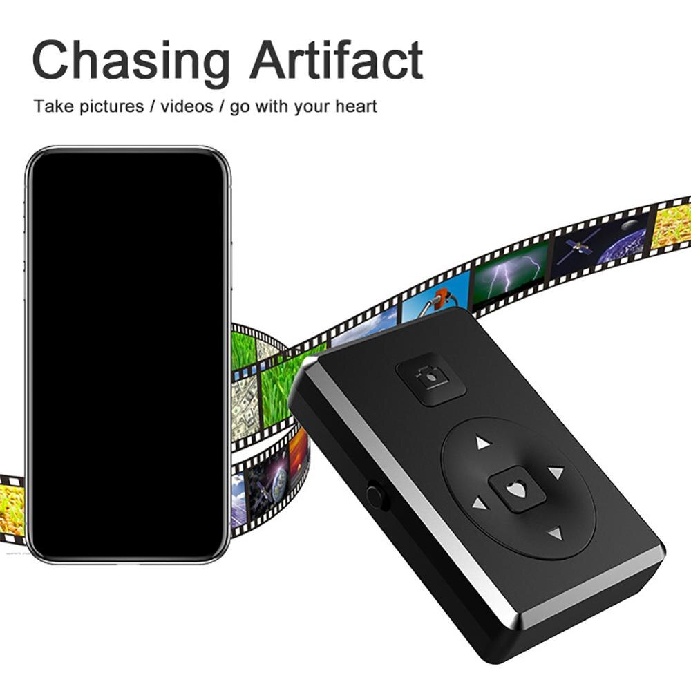 Phone Remote Control Bluetooth Self Timer Video Page Turning Shutter Multifunctional Wireless Remote For Apple iPad Tik Tok